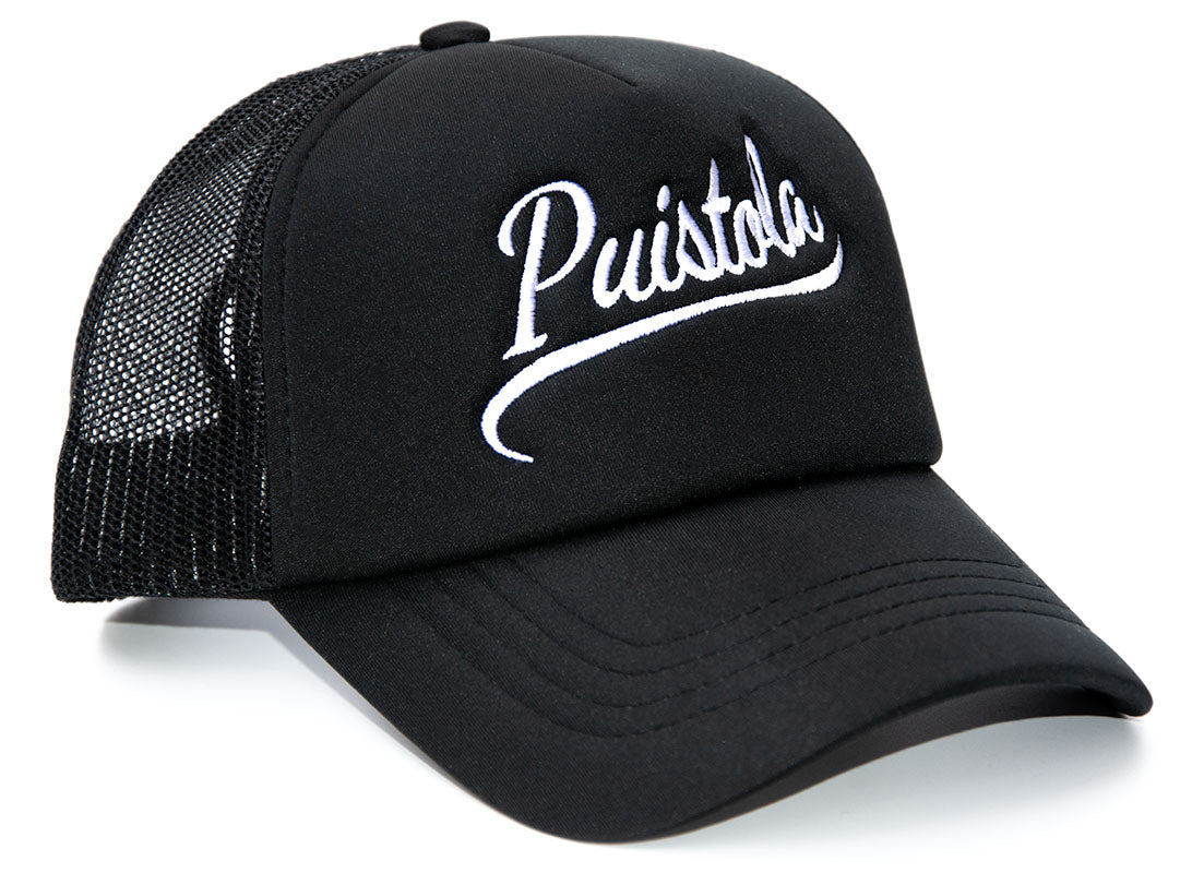 Puistola lippis, musta